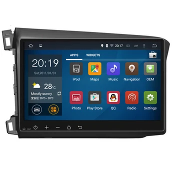 

10.2" Android10 4+32G DSP Car DVD Player GPS navigation For HONDA CIVIC 2012-2015 head unit multimedia player tape recorder