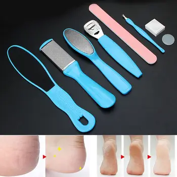 

Hot Sale 8Pcs/Set Professional Pedicure Tools Exfoliating Prevent Dead Skin Manicure Set for Foot Skin Care Tool