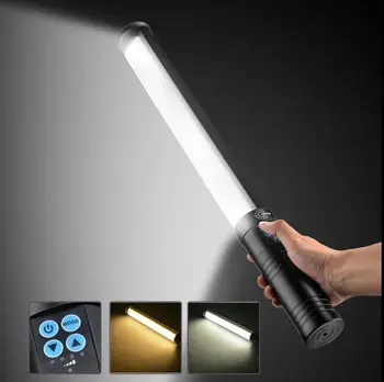 

Handheld 516 LED Bi-color Dimmable Video Light Rod w/ Carring Bag for DSLR Camera Photo Studio