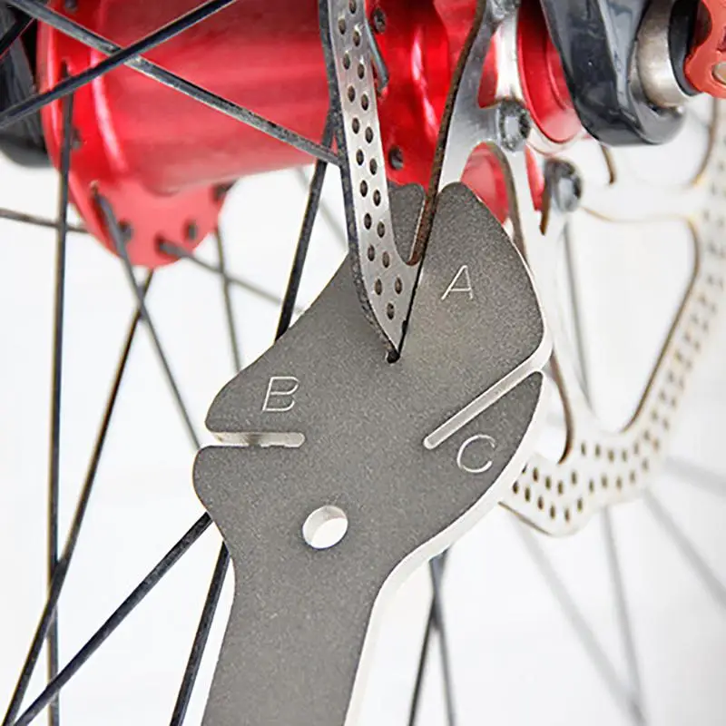 

LACYIE Bicycle Brake Disc Adjustor Bike Disk Tray Correction Tool Cycle Rotors Correction Wrench Repairing Service Device