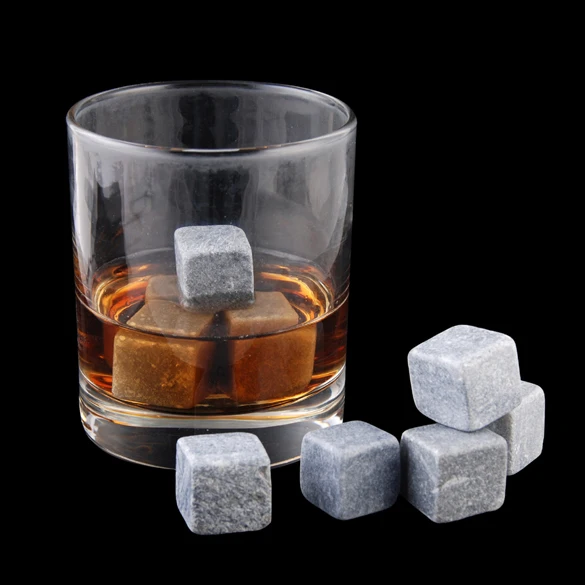 Мрамор камень ледяные кубики-Чиллеры для виски вино для напитков 9 шт