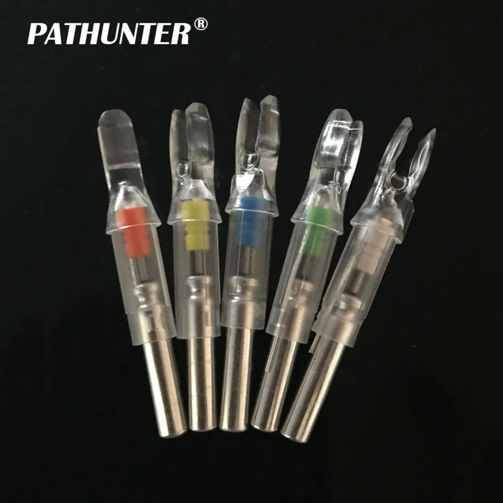PATHUNTER 12PCS Shooting Archery Lighted Nock Compound Bow LED Lighted Arrow Nocks