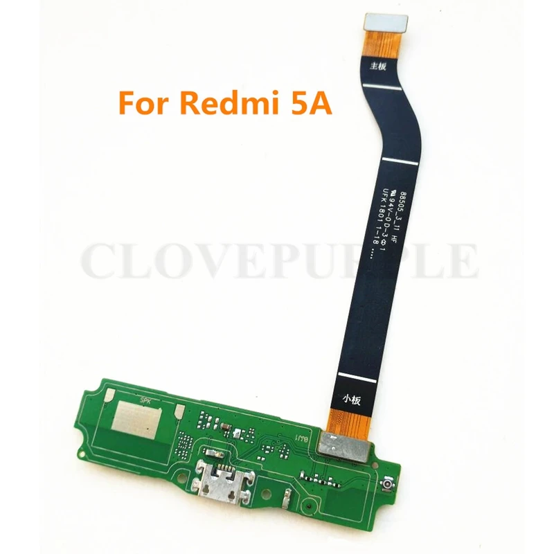Для Xiaomi Redmi 5A USB зарядная плата гибкий кабель и соединения материнской платы для