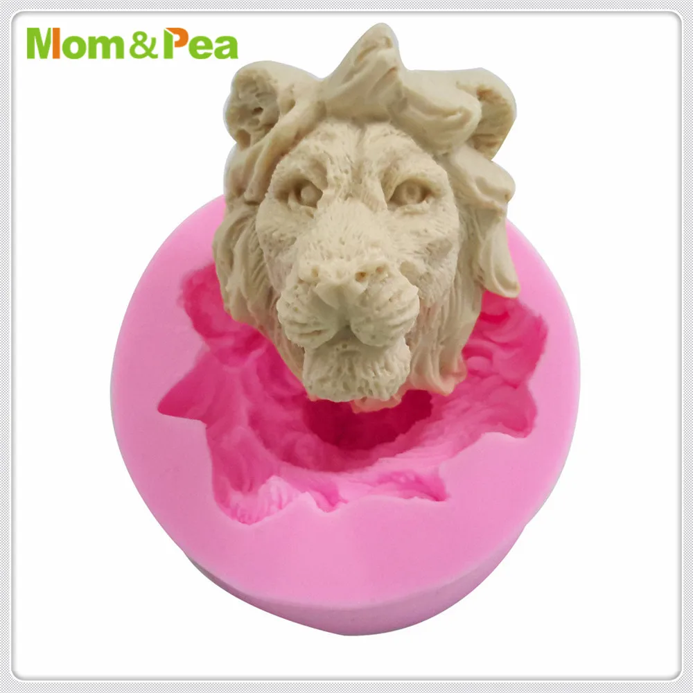 Силиконовая форма в форме головы льва Mom &amp Pea MPA1895 украшение для торта 3D помадки