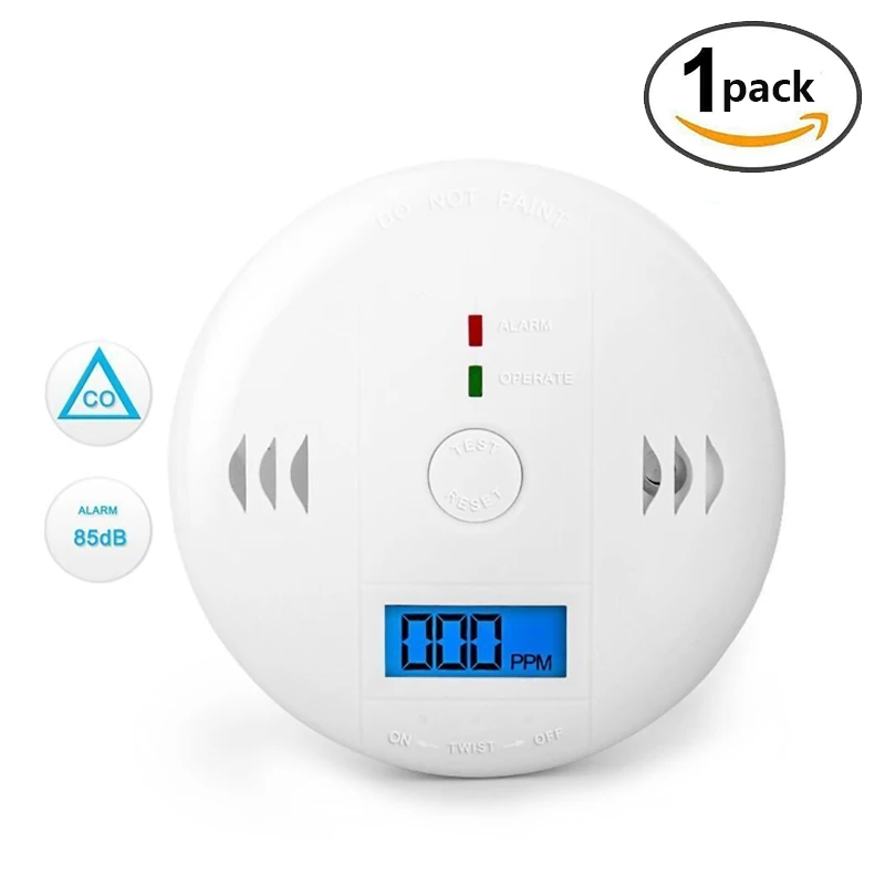 Independent LCD CO Carbon Monoxide Sensors font b Alarm b font Security Protection Wireless Fire font