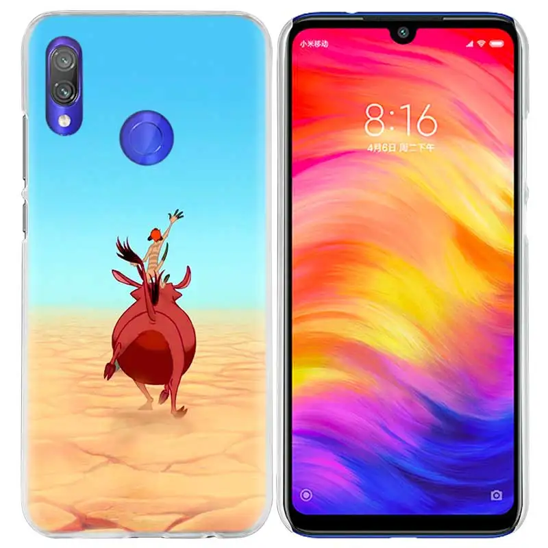 Жесткий чехол для телефона Hakuna Matata lion king для Xiao mi Red mi Note 7 8T 6 6A Pro S2 5 5A 4X mi A1 A2 9 Note10 8 lite Play F1