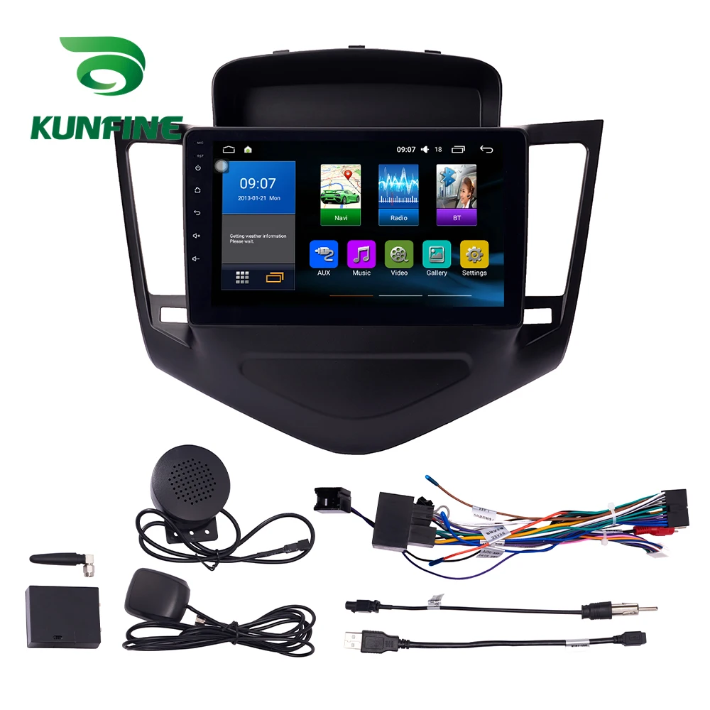  Octa Core 1024*600 Android 8.1 Car DVD GPS Navigation Player Deckless Car Stereo for Chevrolet Cruz