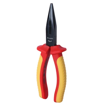 

Pro'skit PM-919 Proskit VED 1000V Insulated Long Nose Plier (170mm) Cable Cutter Electrician Wire Stripper Multi Manual Tool