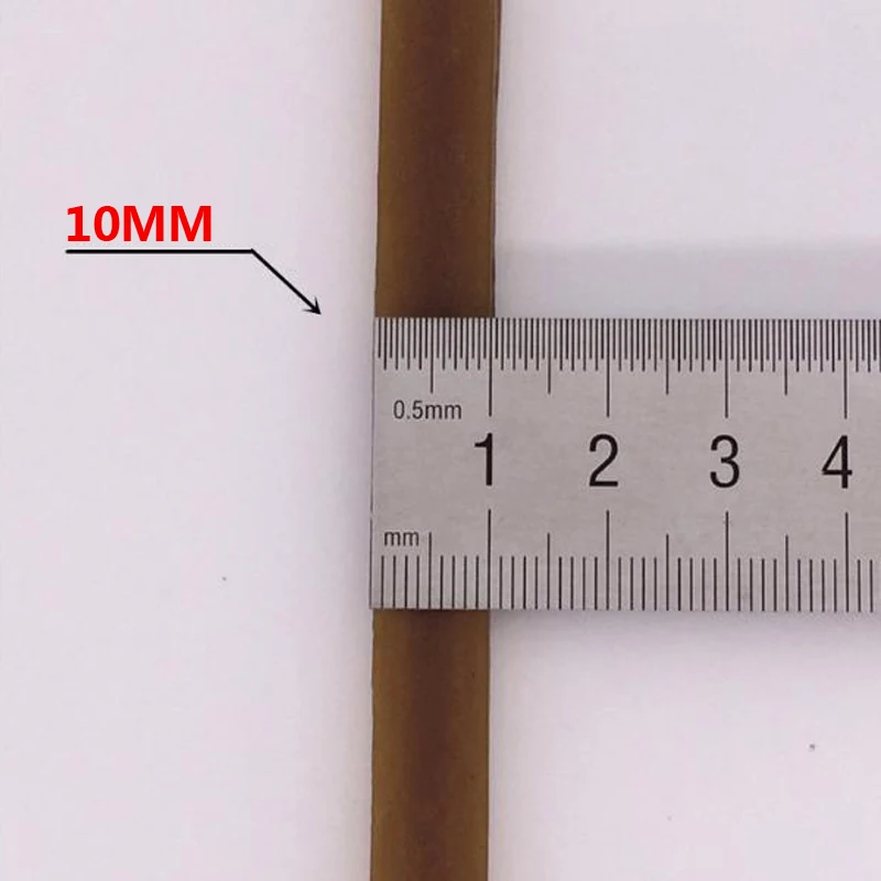 20 штук шириной 10 мм коричневый резиновый прочный эластичный ремешок для офиса и школы канцелярские принадлежности Высокое качество 200 мм резинки