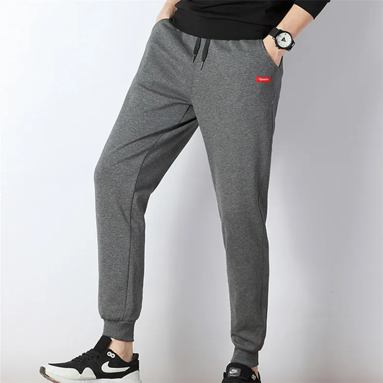 5XL Men's Sweatpants Winter Warm Harem Fleece Pants Male Plus Size Cotton Sports Trousers Jogger Pencil Pants GYMS 2019 Spring 10