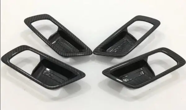

Free shipping car styling body cover stick trim door inner handle bowl frame lamp accessory 4pcs For TOYOTA C-HR CHR 2017