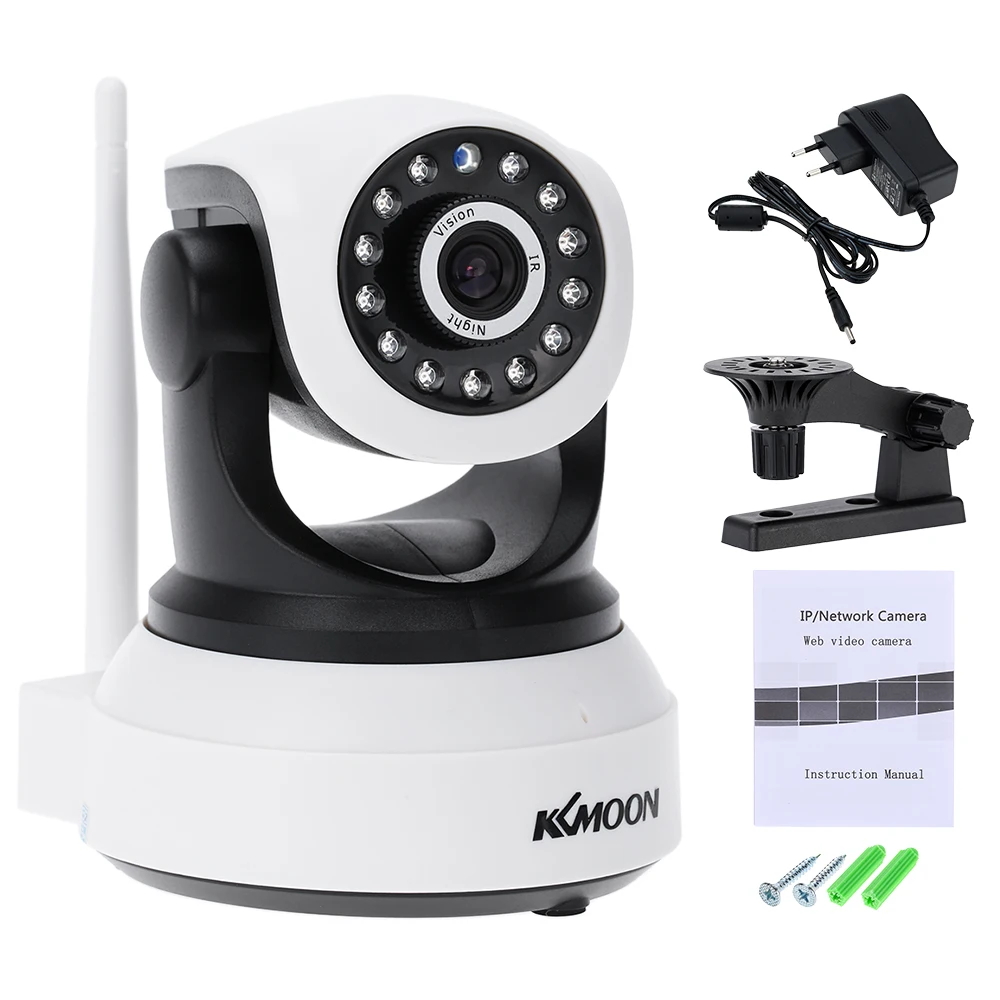 KKmoon HD 720P беспроводная wifi IP камера PTZ Безопасности CCTV сетевая камера IR-CUT аудио видео наблюдения поддержка TF слот для карты
