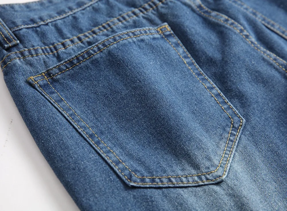 Рваные вышитые джинсы тонкие мужские брюки новые 2019 мужские повседневные тонкие летние джинсовые брюки классические ковбои молодой