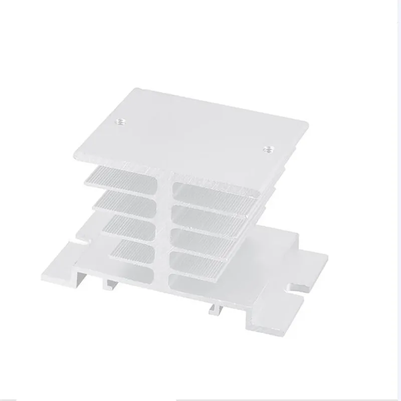 1pc Single Phase Solid State Relay Ssr Aluminum Heat Sink Dissipation
