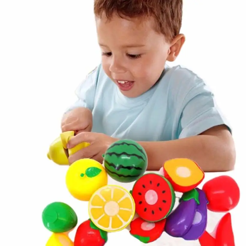 

drop shipping 1Set Cutting Fruit Vegetable Pretend Play Children Kid Educational Toy kit kat popin cookin oyuncak KIDS toys