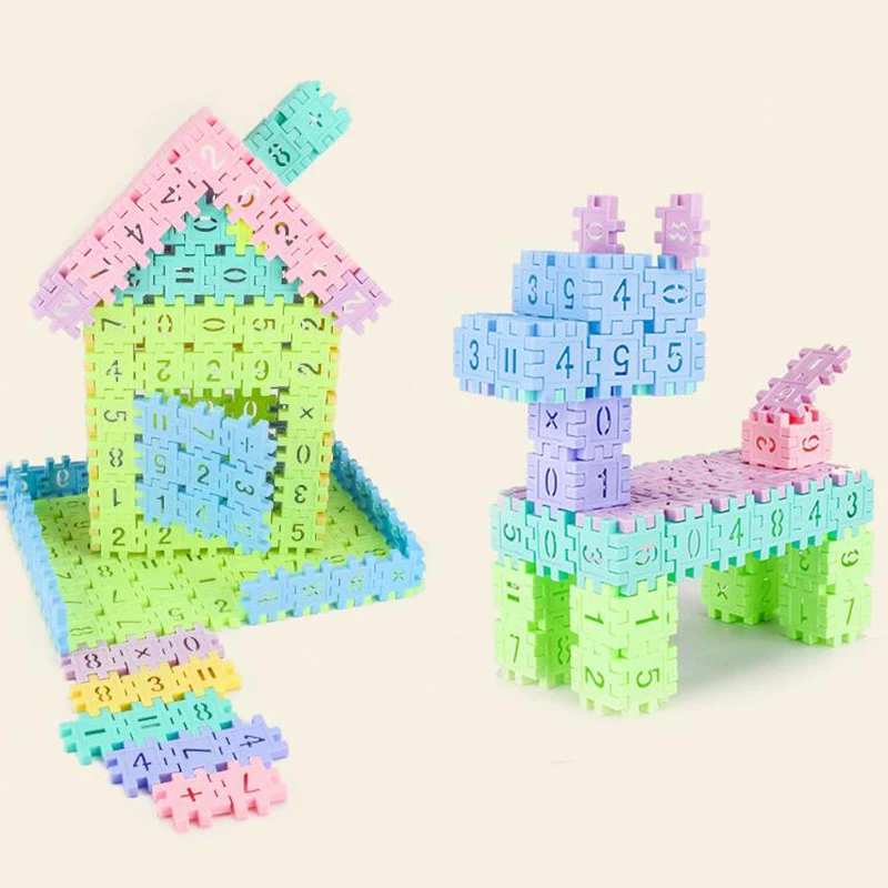 48 шт. DIY Количество блоков игрушки деформируемые Красочные Творческие сборные