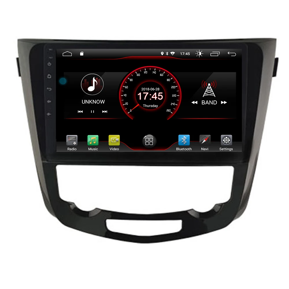 2Din 10," Android 9,1 автомобильный dvd-плеер Подходит для Nissan qashqai/X-Trail- gps навигация 4 ядра 2G+ 16G wifi BT мультимедиа