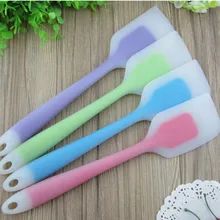 Большая термостойкая Прозрачная силиконовая лопаточка, скребок, силиконовая посуда для выпечки, инструменты для украшения торта