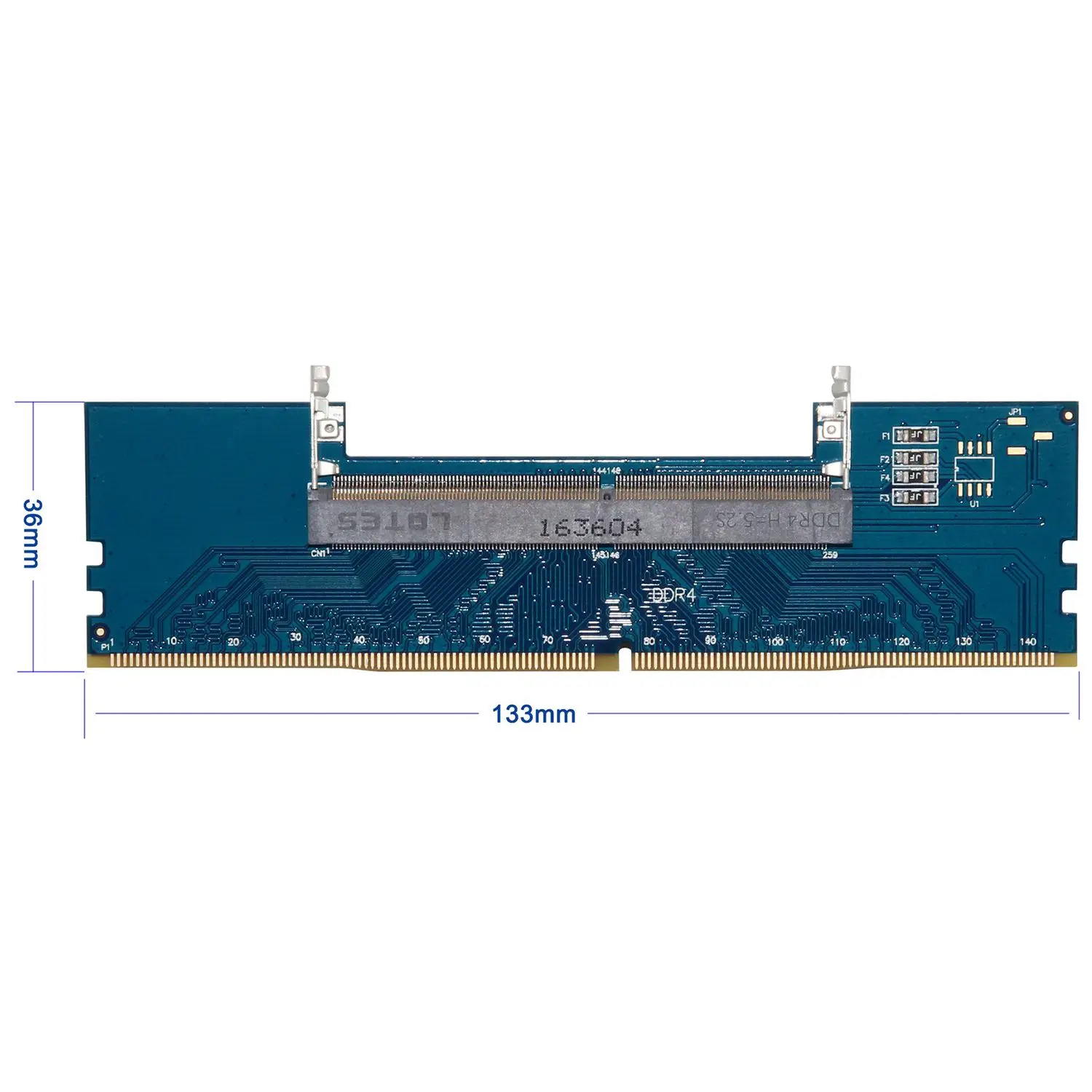 Горячая Распродажа Профессиональный ноутбук DDR4 SO-DIMM для рабочего стола DIMM памяти Оперативная память разъем адаптера Настольный ПК карты