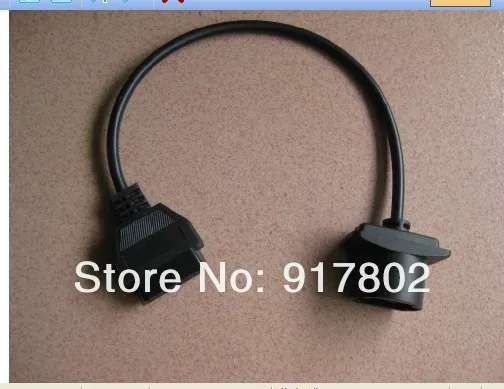 Для Mazda 17 Pin до 16 Pin кабель obd-ii OBD2 кабель диагностический Соединительный адаптер 16pin к 17pin
