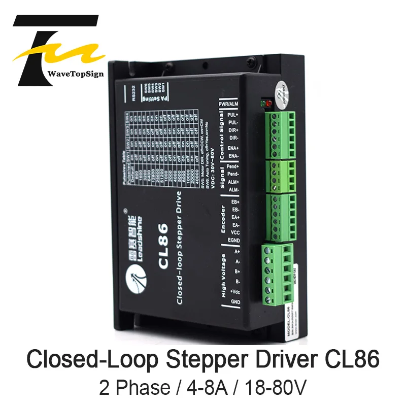 Driver de Motor de Passo Motor de Série Combinar com 86cme Series Fechar Circuito Leadshine Fase 2 Cl86 Cl86h cl