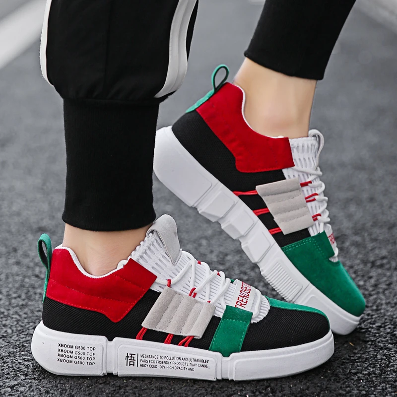 colorful designer sneakers