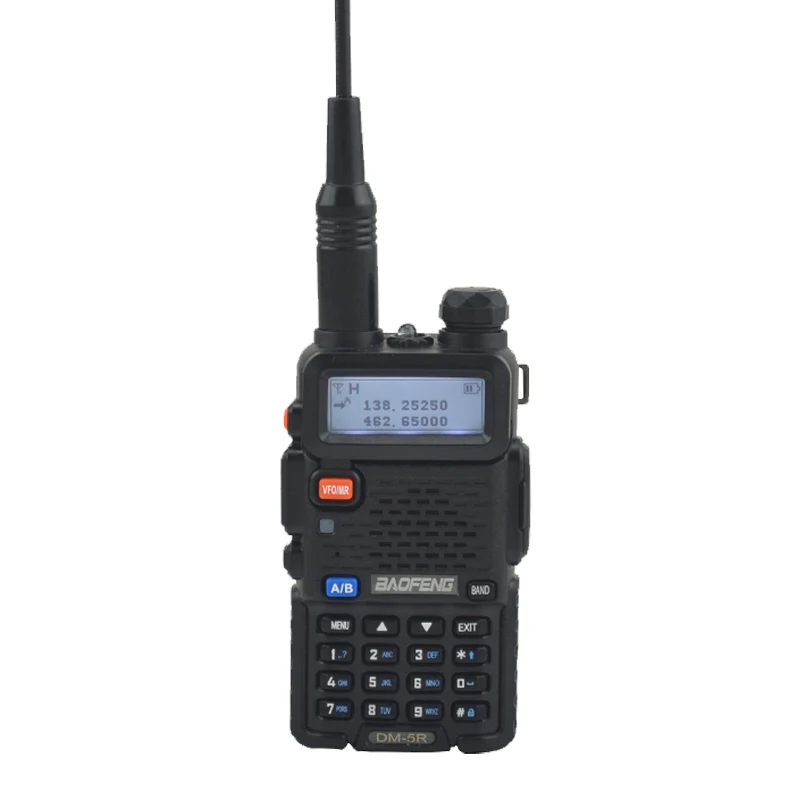 

NEW Tier II BAOFENG DM-5R Dual Band Analog & DMR Digital Tier I & II FM Walkie Talkie Compatible with MOTOTRBO radios & repeater