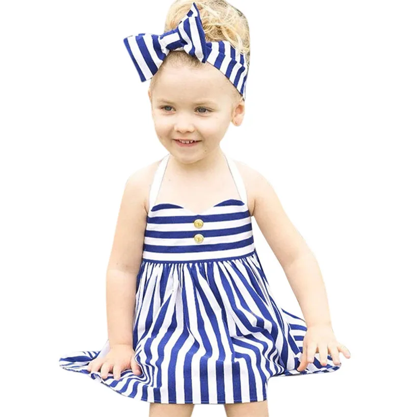 

ARLONEET Toddler Kids Baby Girls Outfits Clothes Summer Princess Dress+Headband 2PCS Sets jan29/P
