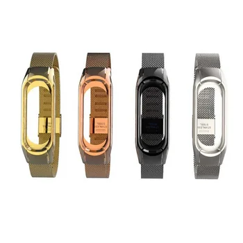 

50pcs strap bracelet for Xiaomi mi band 3 Metal Strap wrist strap Screwless Stainless Steel Bracelet Wristbands MiBand 3