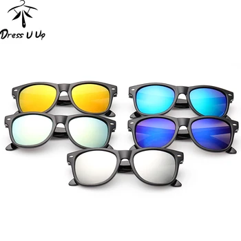 DRESSUUP Vintage Baby Boy Girls Kids Sunglasses Coating Sunglasses Children Sun Glasses Oculos De Sol Gafas