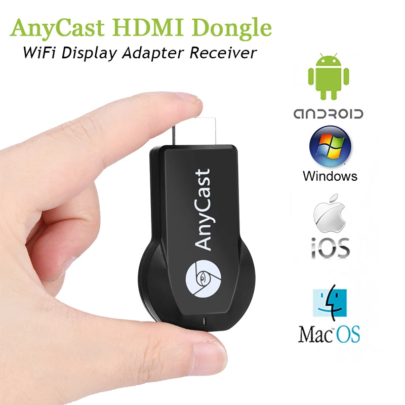 Портативный M2Plus Miracast TV Stick Адаптер Wi-Fi, Дисплей зеркало приемник ключа Chromecast Беспроводной HDMI 1080 p для samsung S10 A10