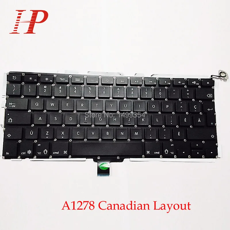 5PCS Genuine A1278 Canadian Canada Keyboard For Apple Macbook Pro 13