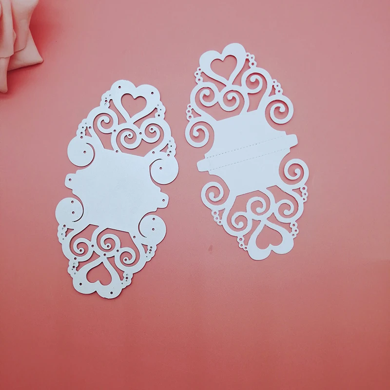

METAL CUTTING DIES 2019 NEW Elegant Heart Book Hinge Cutting die for Scrapbook paper craft card album punch cutter