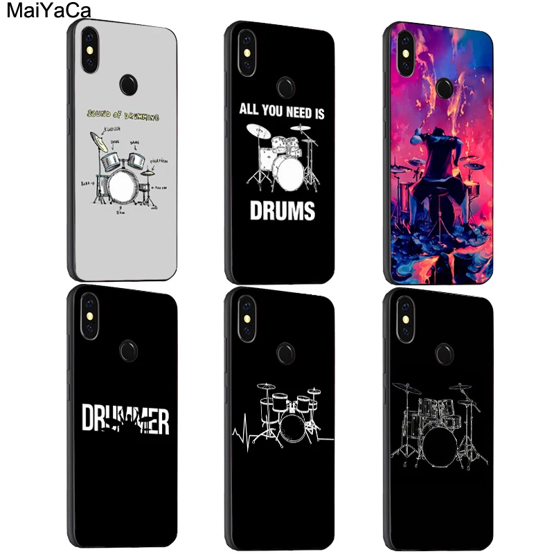 

MaiYaCa Drum Drummer Music Dj Case For Xiaomi Redmi Note 7 5 Pro 5A 5Plus 6Pro 6A S2 Mi 8 9 SE 6 6X Mix2s Max 2 3 Capa