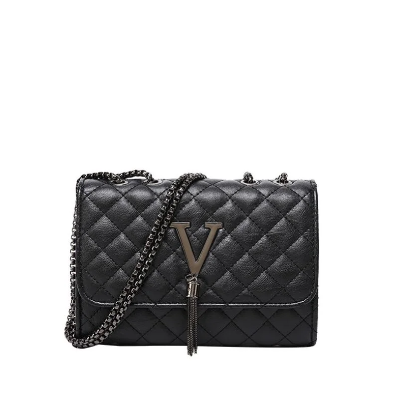 

Luxury Handbags Women's Bags Brand Designer V Chain Shoulder Crossbody Bags For Women Sac A Main Femme De Marque Luxe Cuir 2019