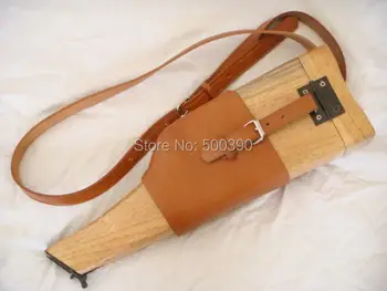 

WW2 GERMAN MAUSER BROOMHANDLE LEATHER HOLSTER AND STOCK