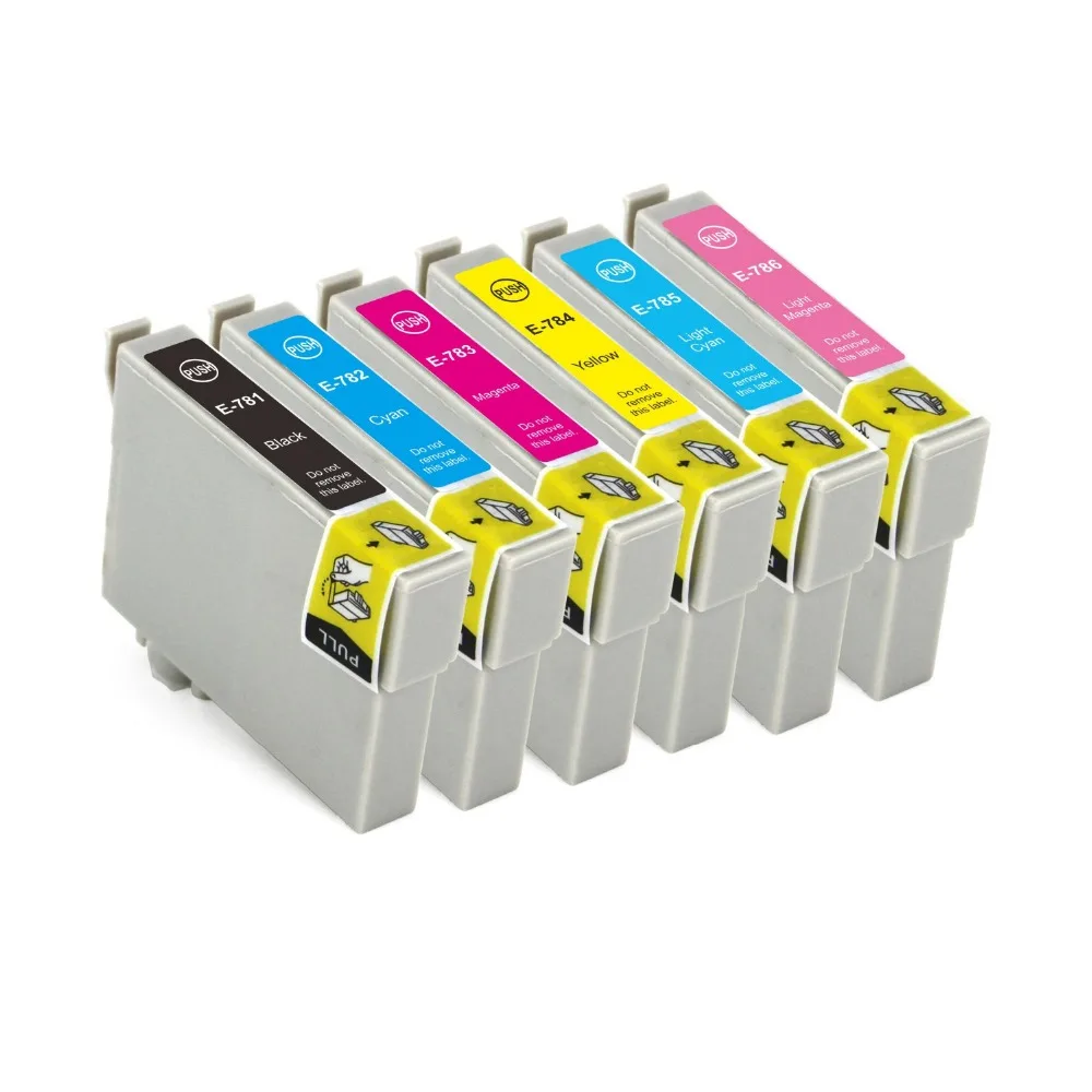 Картридж для принтера Epson Stylus Photo R260 R280 R380 RX580 RX680 Artisan 50 6 шт. | Компьютеры и офис