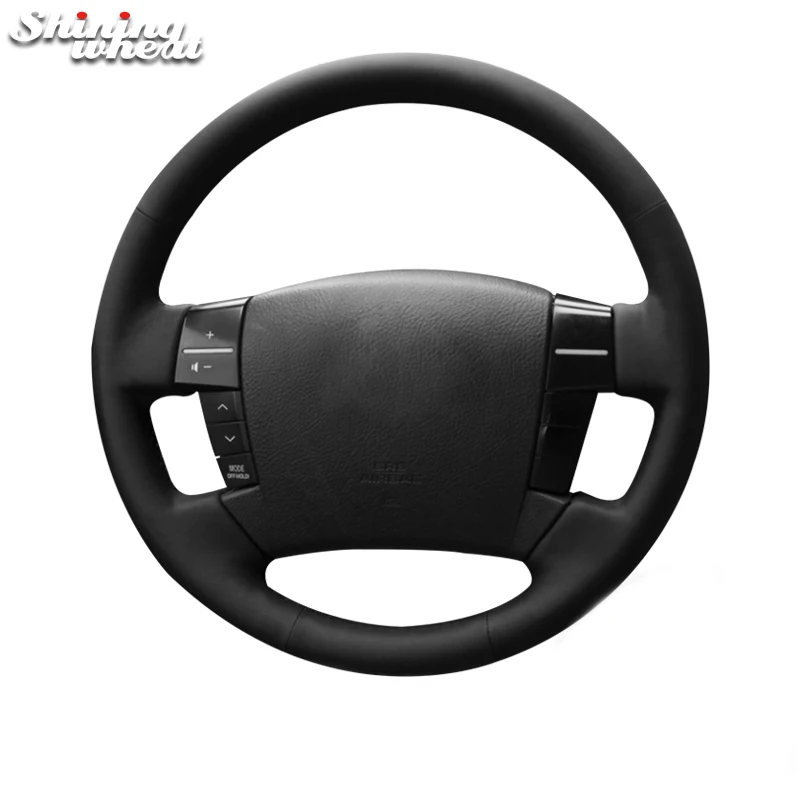 Shining wheat Genuine Leather Car Steering Wheel Cover for Old Toyota MARK X REIZin Steering