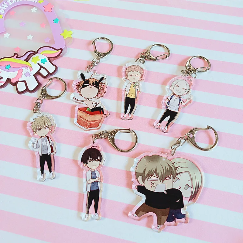 1 шт. 6 см аниме брелок старый Xian 19 дней Hetian Jian Yi Doubleside брелоки с принтом Брелоки для