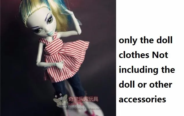 Различные части юбка платье для Monster High кукольная одежда подлинный комплект одежды Школьные Аксессуары