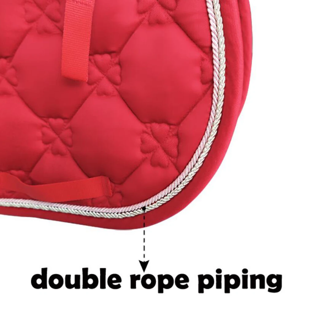 All Purpose Saddle Pad Equestrian Bareback Riding Pad Horse Riding Pad for Horse Riding Show Jumping Performance Equipment