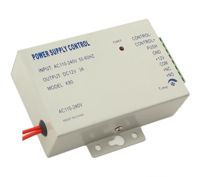 12v 3A Access Control Power supply K80 Electric Locks Power Supply
