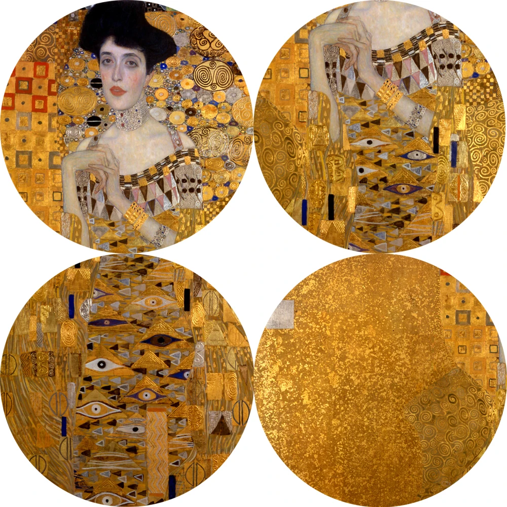 Портрет Adele Bloch Canvas настенные картины Gustav Klimt Kiss репродукции Холст принты для