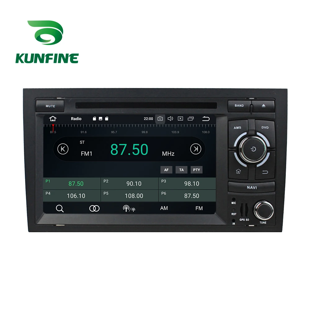 KUNFINE 4 ядра 2 ГБ Оперативная память Android 8 1 автомобиль DVD gps навигации