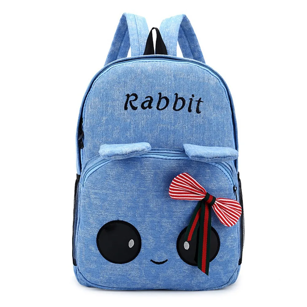 Hot sale new many cute rabbit face bag children school bags kids