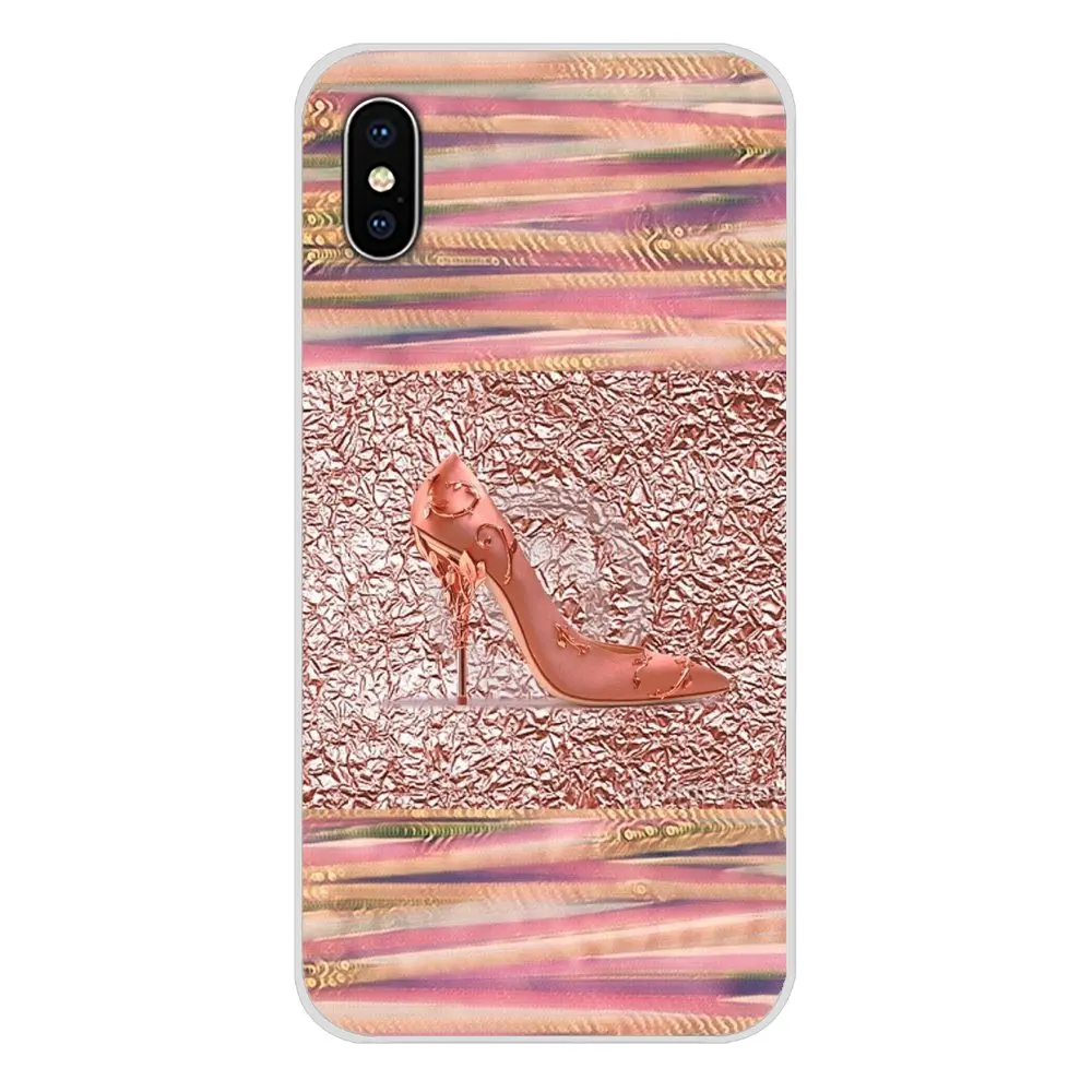 Для HTC One U11 U12 X9 M7 M8 A9 M9 M10 E9 Plus Desire 630 530 626 628 816 820 830 золотисто розовые блестящие