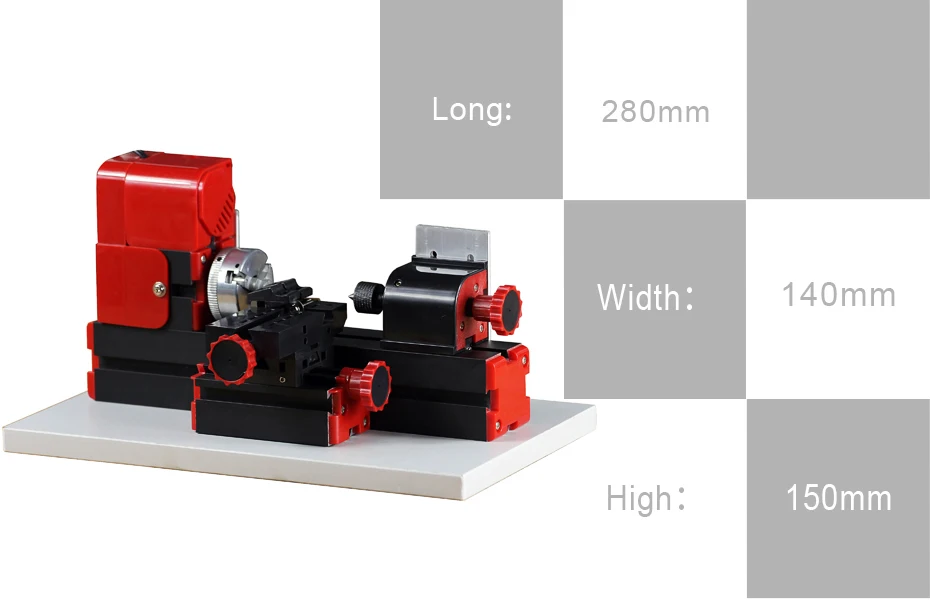 Z8003 8 в 3 комплекта, 24 Вт Основной комплект мини-токарный станок, 24 Вт 20, 000r/мин, стандартизированные воспитании детей, лучший подарок