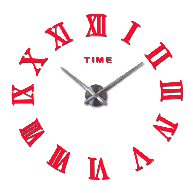 Новое поступление настоящий бренд домашний декор наклейка на стену гостиная кварцевые часы большие цифровые настенные часы современный дизайн большие часы - Цвет: LLL006