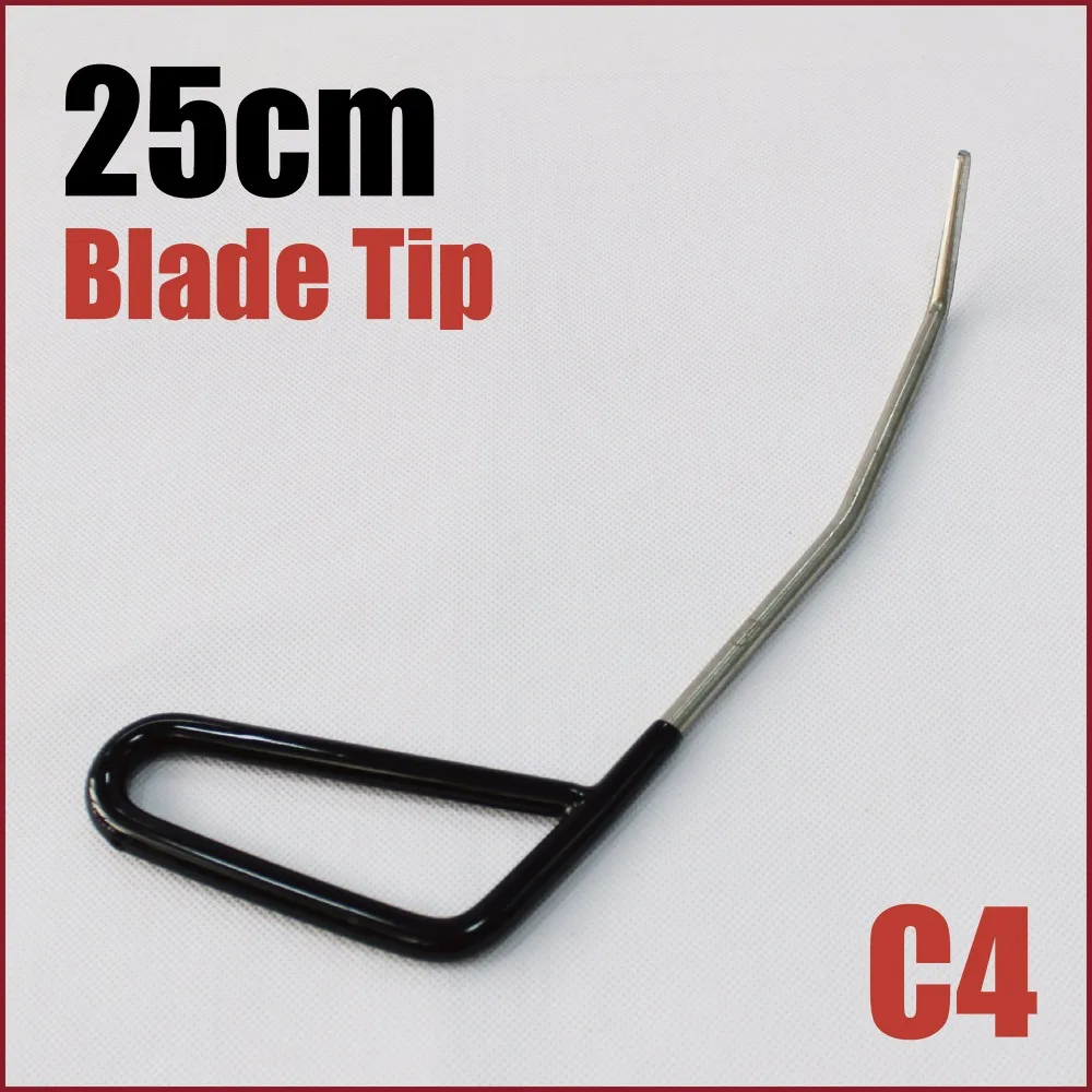 

car tools pdr rods paintless dent remover stainless steel blade tip automotive bodywork body repair garage workshop pry bar