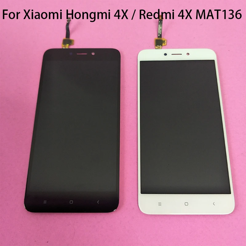5 0 ''Новый для Xiaomi Hongmi 4X/Redmi 4X MAT136 Полный ЖК дисплей + кодирующий преобразователь
